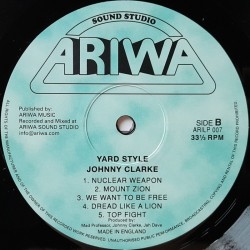 Johnny Clarke - Yard Style LP