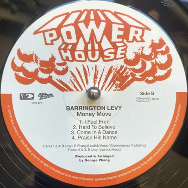 Barrinton Levy - Money Move LP