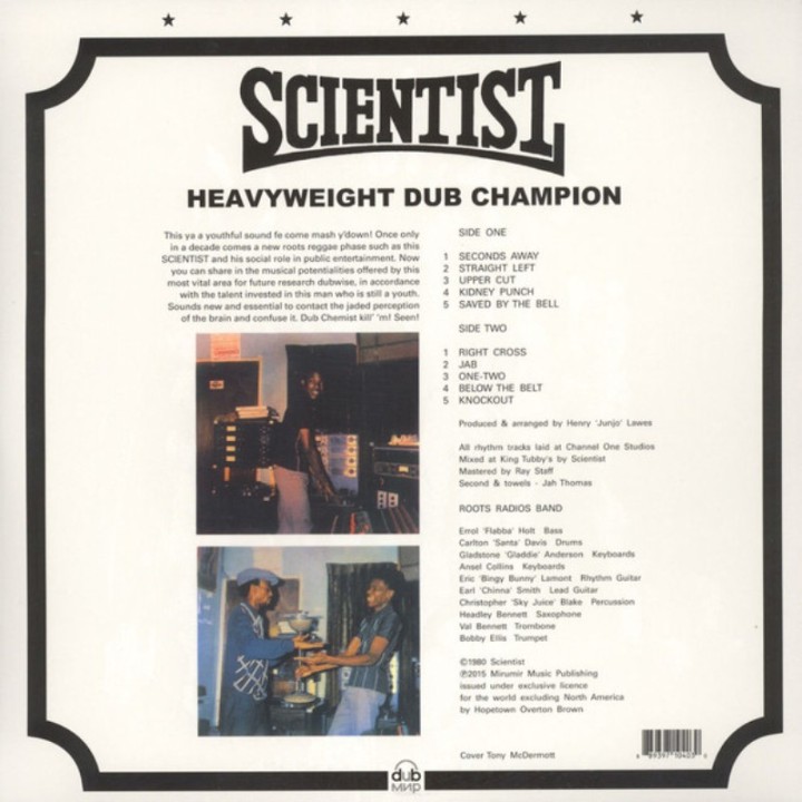 Scientist - Heavyweight Dub Champion LP