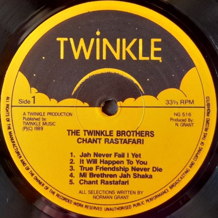 Twinkle Brothers - Chant Rastafari LP