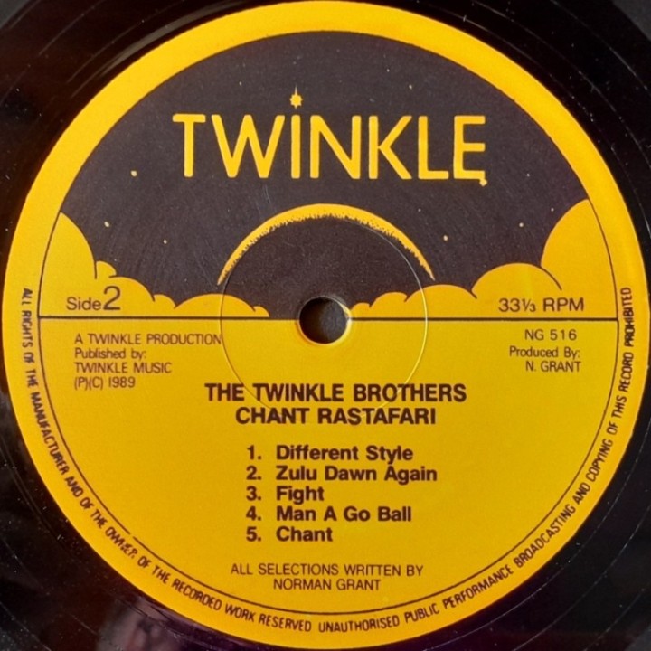 Twinkle Brothers - Chant Rastafari LP