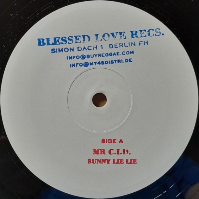 Bunny Lie Lie - Mr C.I.D. 12"