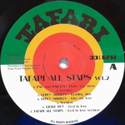Tafari All Stars - Rarities From The Vaults Vol2 LP