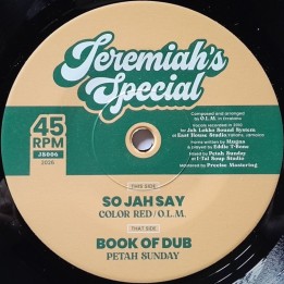Color Red - So Jah Say 7"
