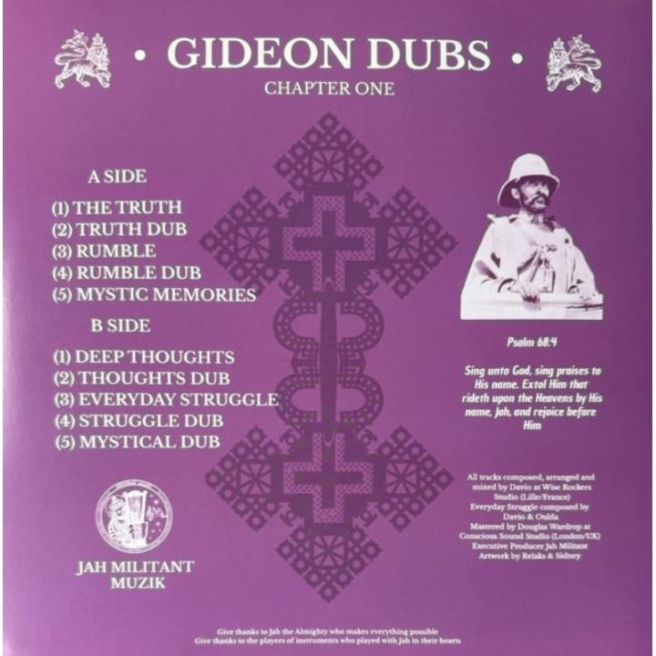 Wise Rockers - Gideon Dubs LP