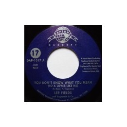 Lee Fields & Sugarman & Co. - You Don't Know What You Mean 7''
